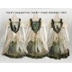 Cyans Qing Morning In The Pine Forest 2.0 Top, Skirt and Overdress(Leftovers/Full Payment Without Shipping)